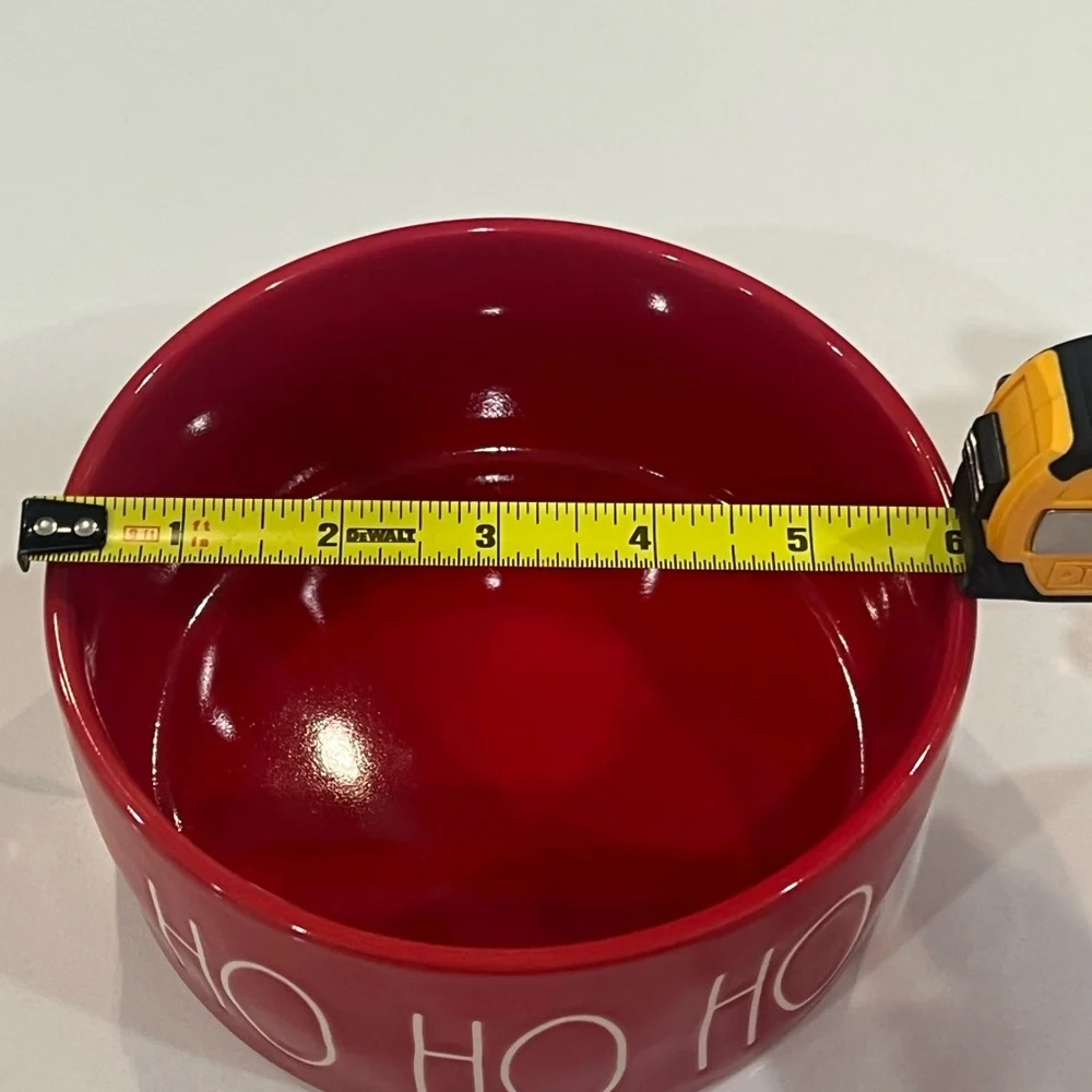 🐾Rae Dunn 🎄🎁⛄️HO-HO-HO DOG Bowl